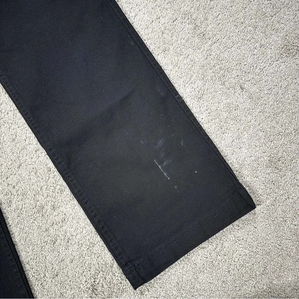 NWOT Eddie Bauer Men’s Canvas Utility Stretch Pants Rugged Workwear Black 34X30